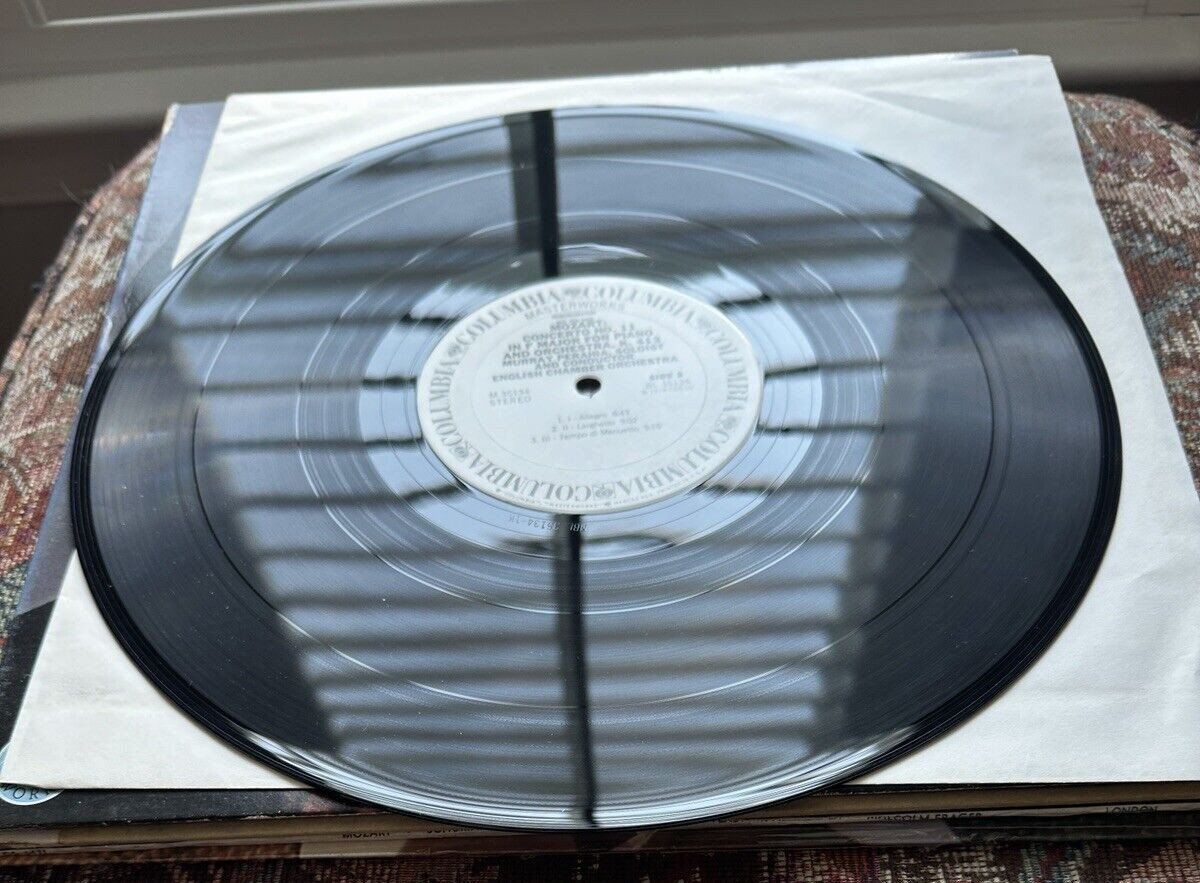 Perahia Plays And Conducts Mozart Vol. 3 LP PROMO Columbia Masterworks M 35134