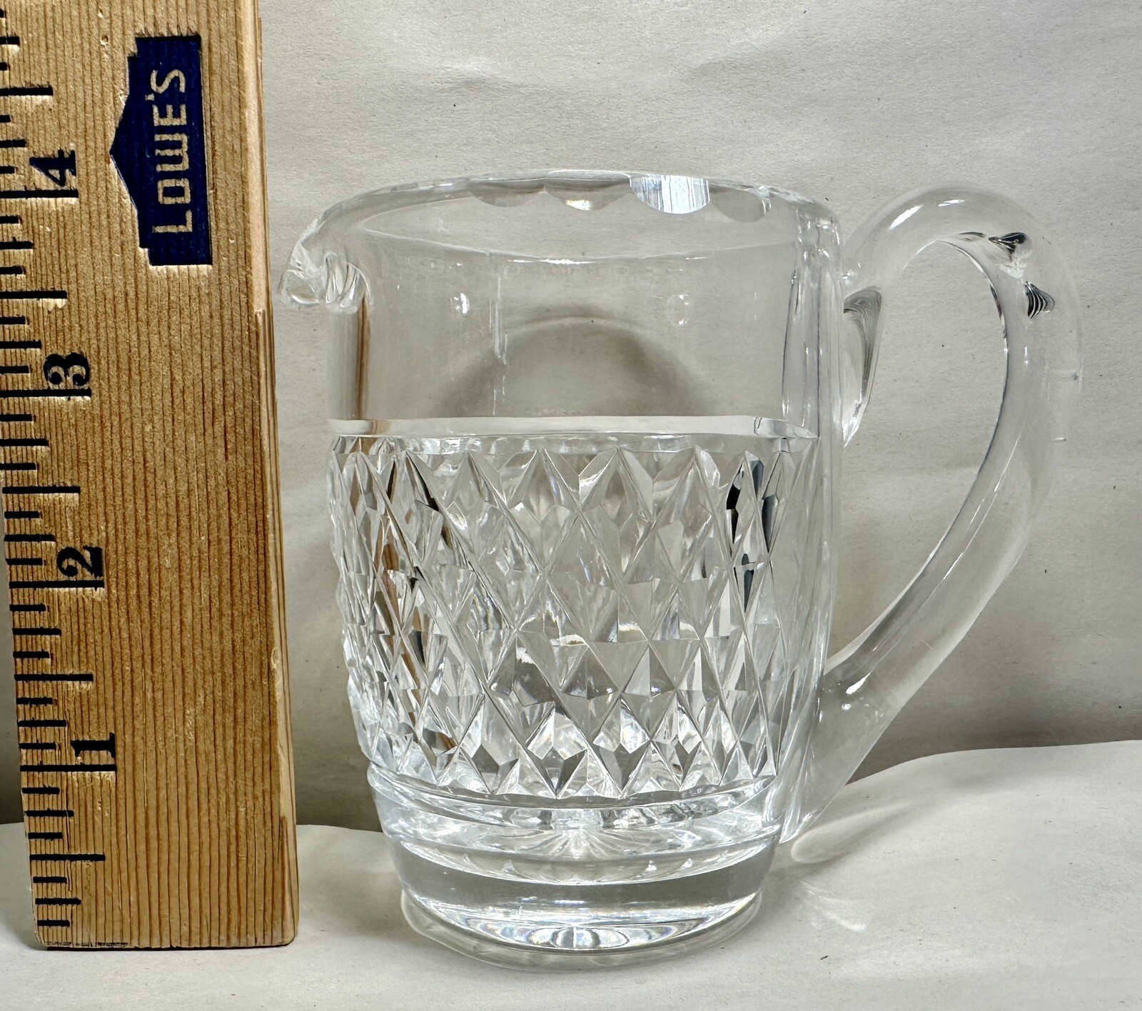 Waterford Crystal Creamer - 4" - Small Defect - Image 4