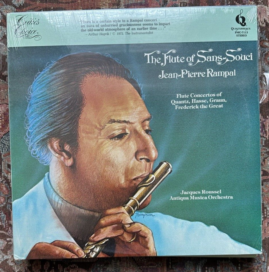 SEALED: The Flute Of Sans-Souci - Quantz, Hasse, Graun, Frederick The Great