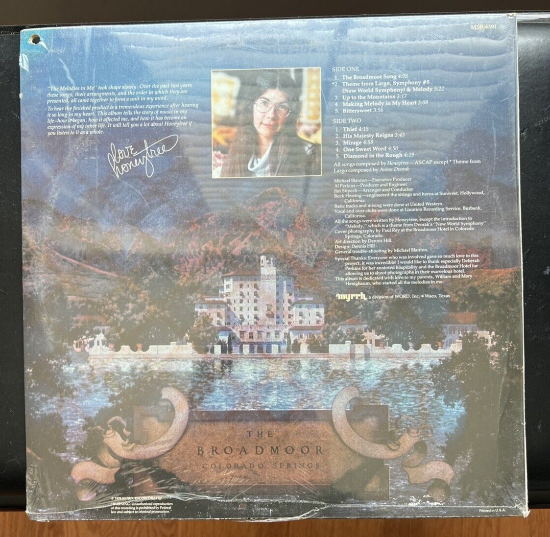 SEALED: Honeytree - The Melodies In Me - 1978 - GOSPEL - MSB-6591 - Image 1