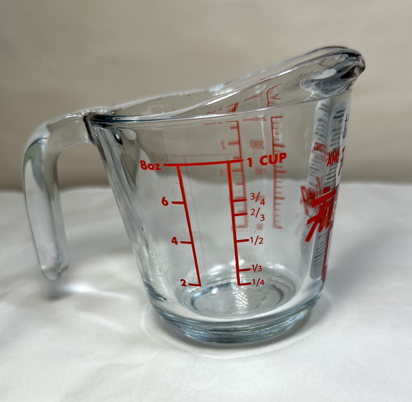 Anchor Hocking Fire King One Cup Measuring Cup - New with Tags - Image 2