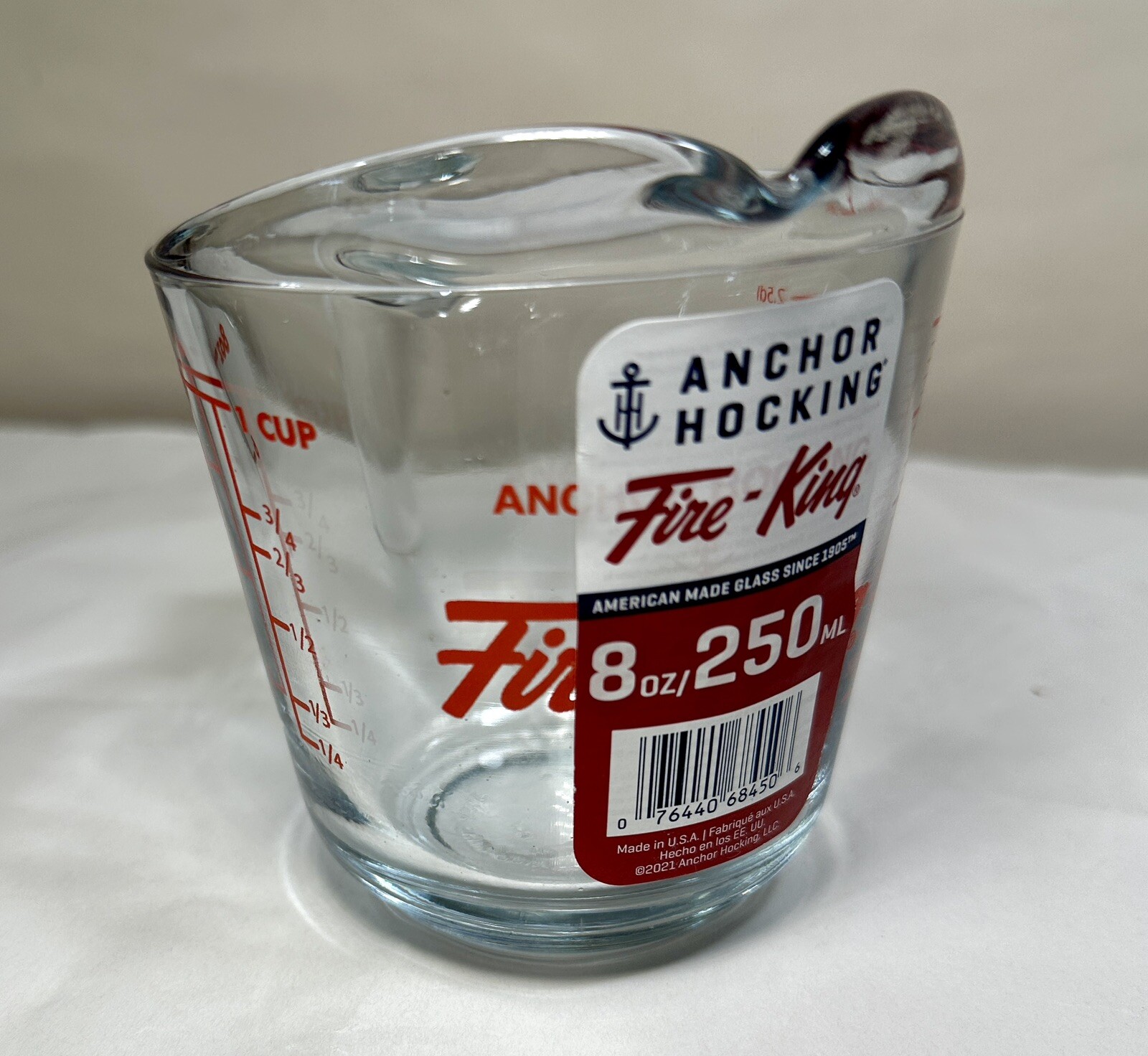 Anchor Hocking Fire King One Cup Measuring Cup - New with Tags - Image 5