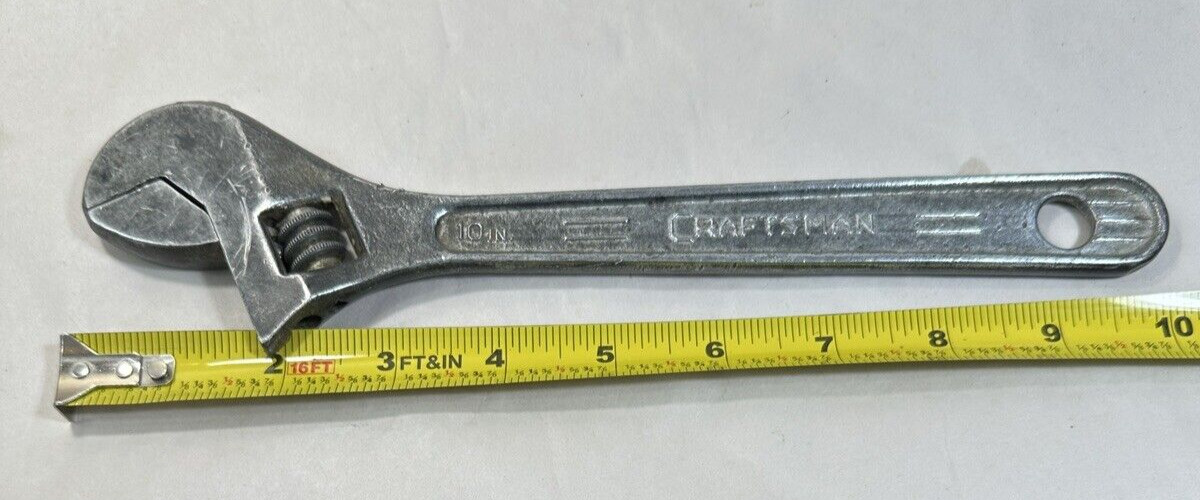 Craftsman "Y-Circle" 10 Inch Adjustable Wrench - 1951-1957 Vintage - Image 7