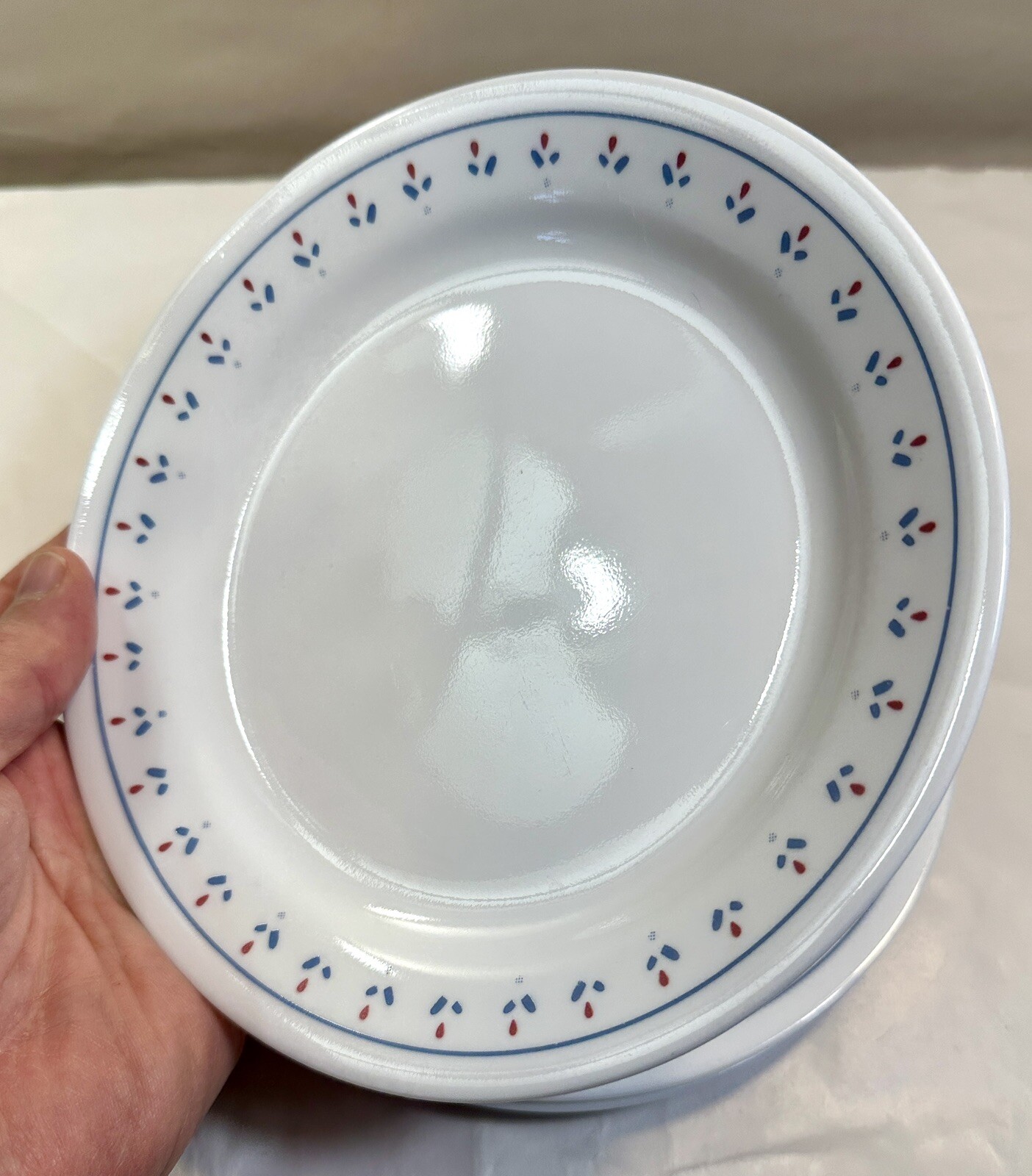 Lot of 5 Corelle Normandy 7.25" Bread/Dessert Plates - Image 3