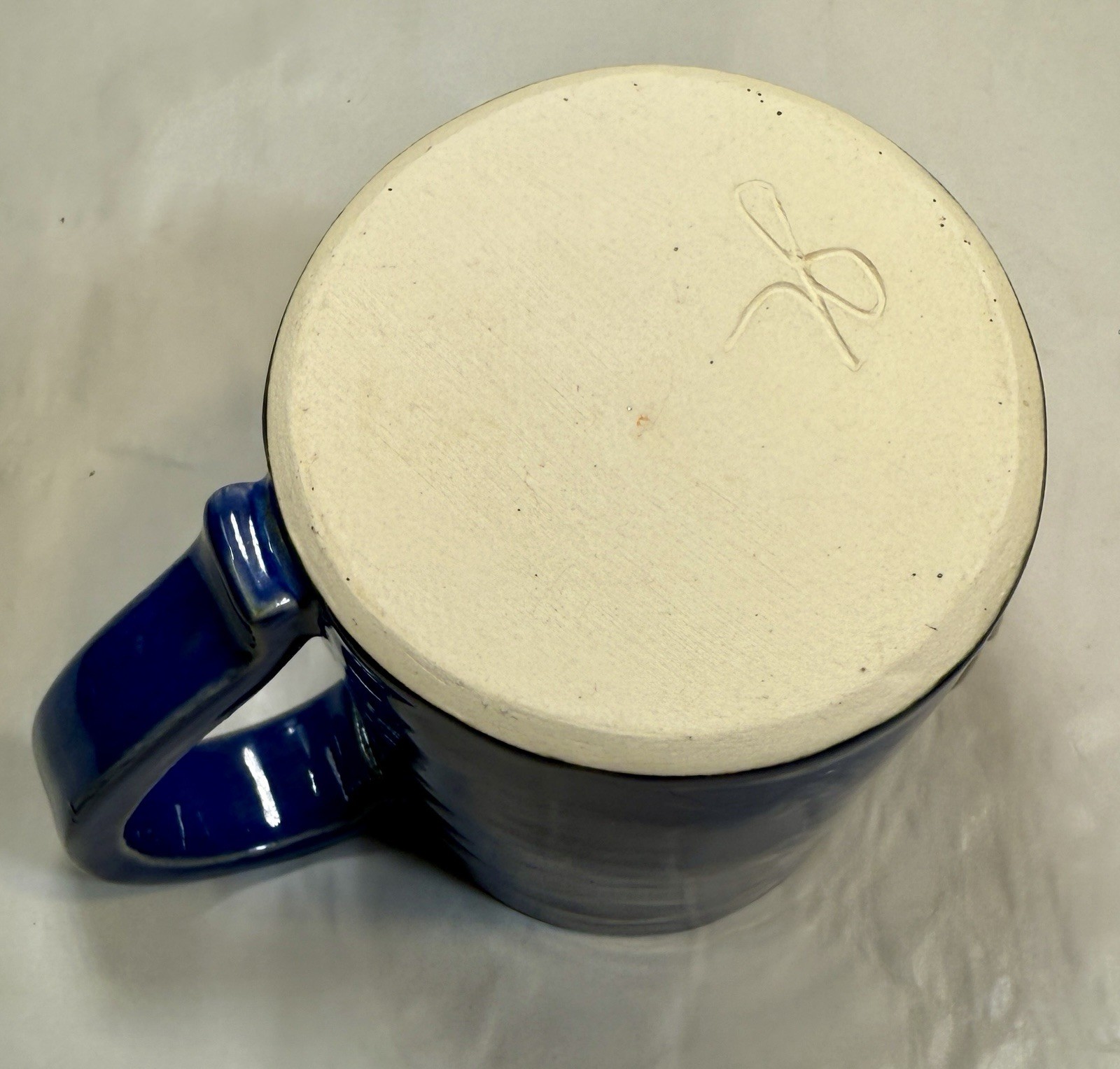 Hand Crafted Pottery Mug With Fish Decoration - Unused, Flawless - Image 3