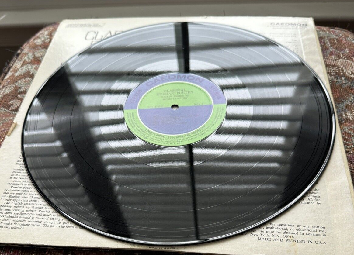 Classical Russian Poetry Caedmon TCP 2036 - Yevtushenko and Carnovsky - Image 2