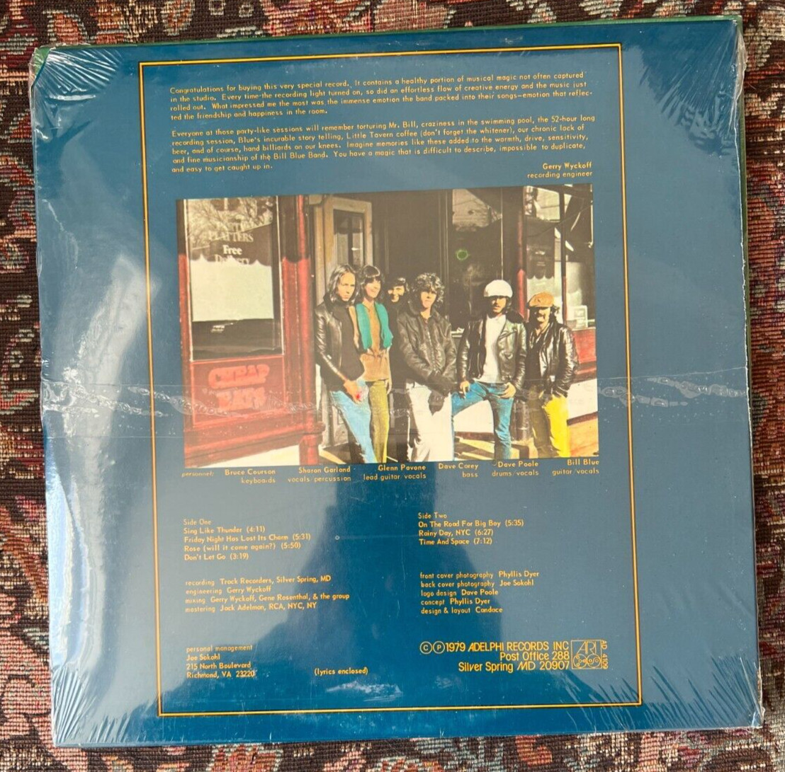 SEALED: BILL BLUE & BAND:  Sing Like Thunder - Adelphi AD4 109 - Image 1