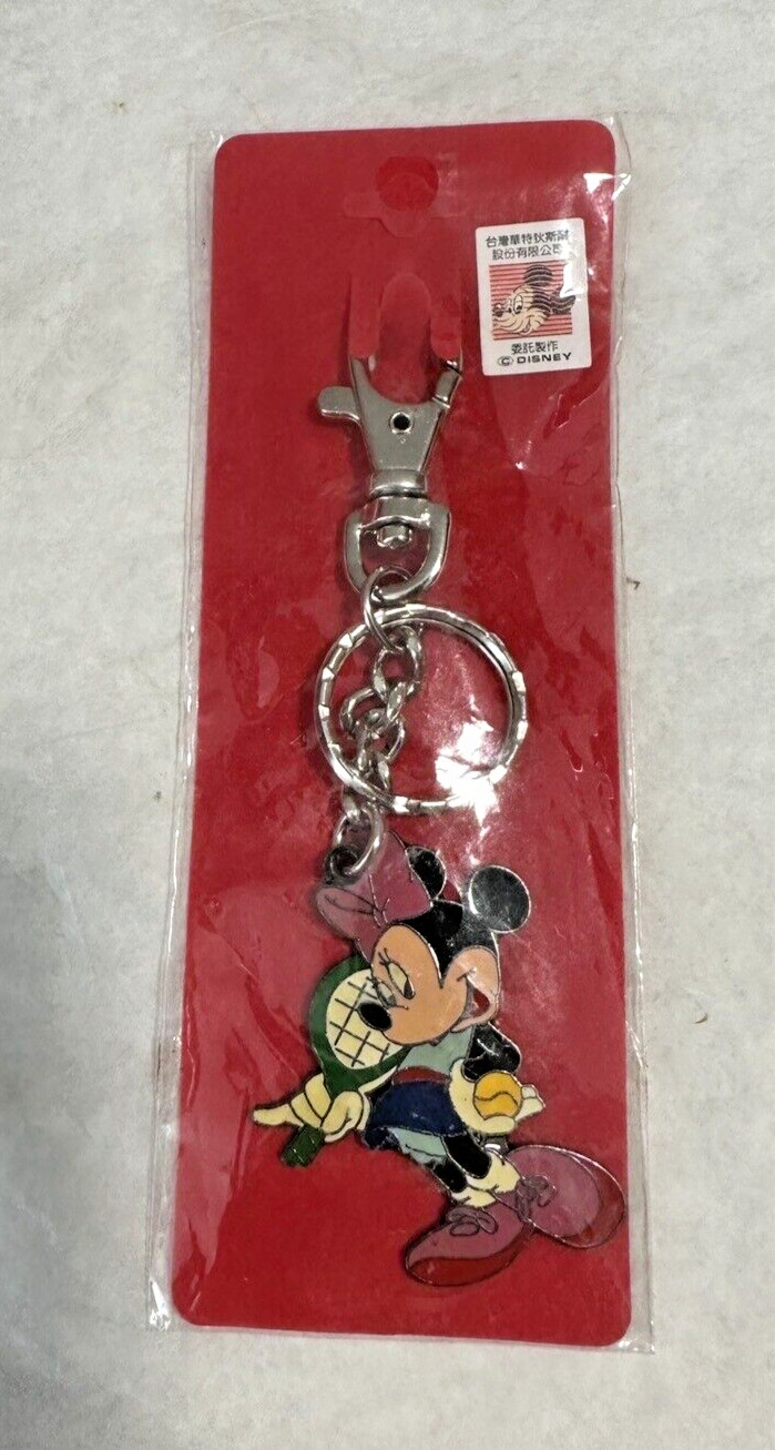 New Disney Minnie Mouse / Tennis Raquet Keychain - From Tokyo Disney Resort - Image 3