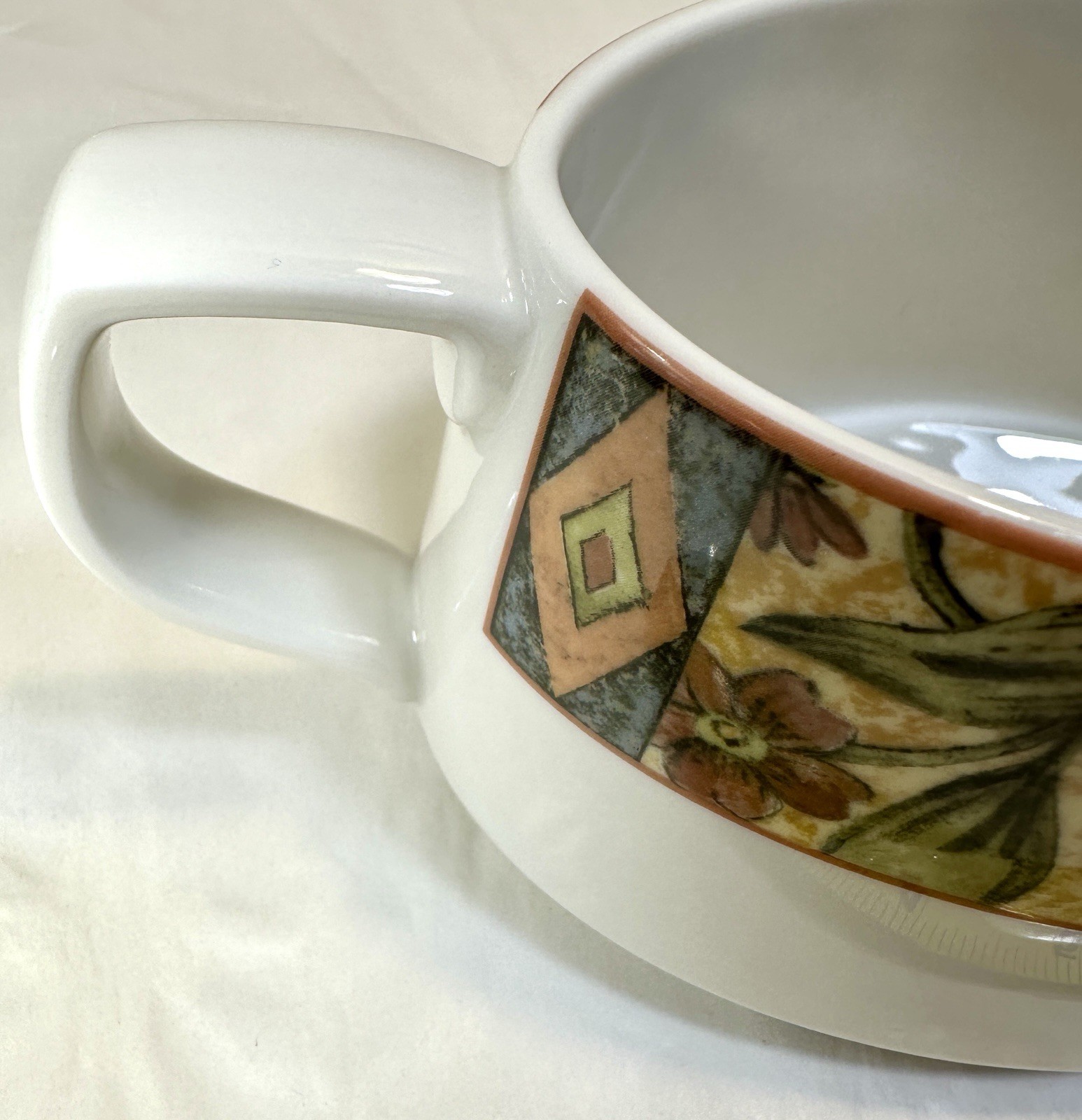 Doulton Everyday CINNABAR Gravy Boat 7” x 3” Royal Doulton 1996 - Image 6