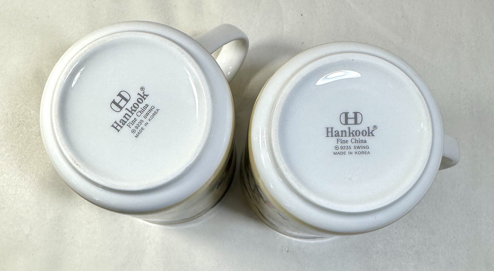Hankook Set of 2 (Two) Hankook Tea Coffee Mug Cup - New, Unboxed, No Lids - Image 3