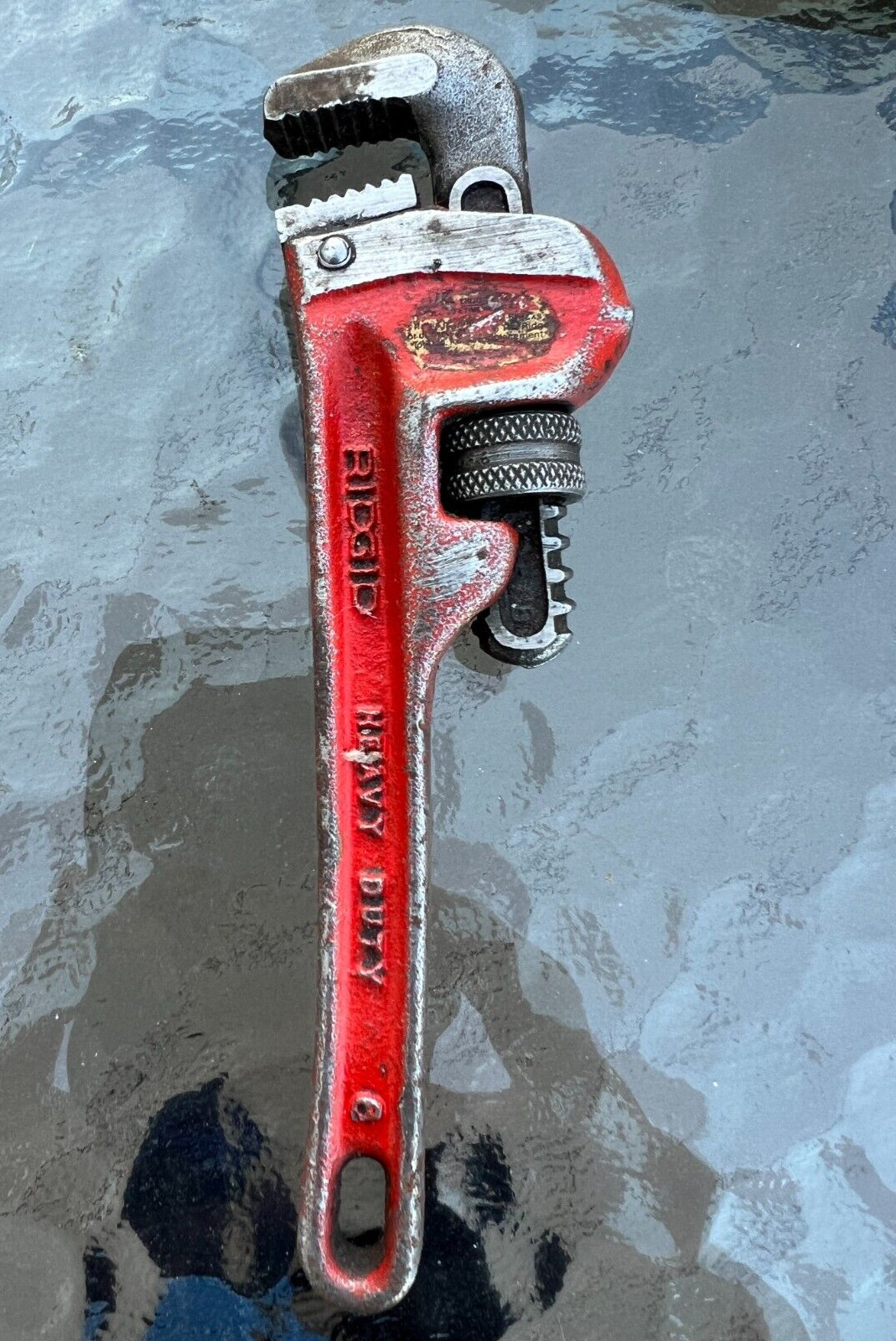 Vintage Rigid 6-inch Pipe Wrench - The Ridge Tool Co. Elyria O. USA - Image 5