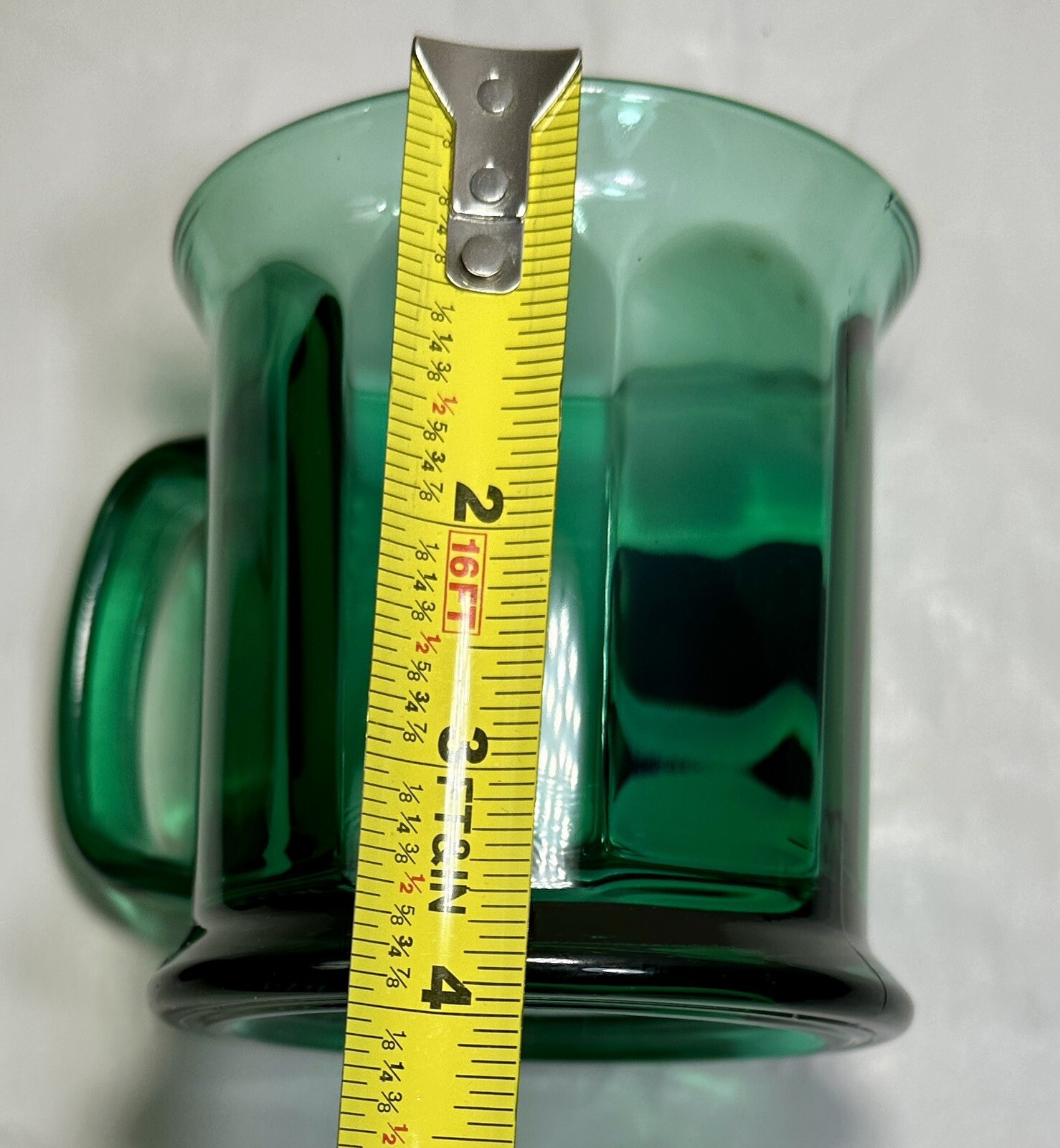 Girl Scouts Green Coffee Cup Mug - Made In USA - Immaculate - Gold Logo - Image 4