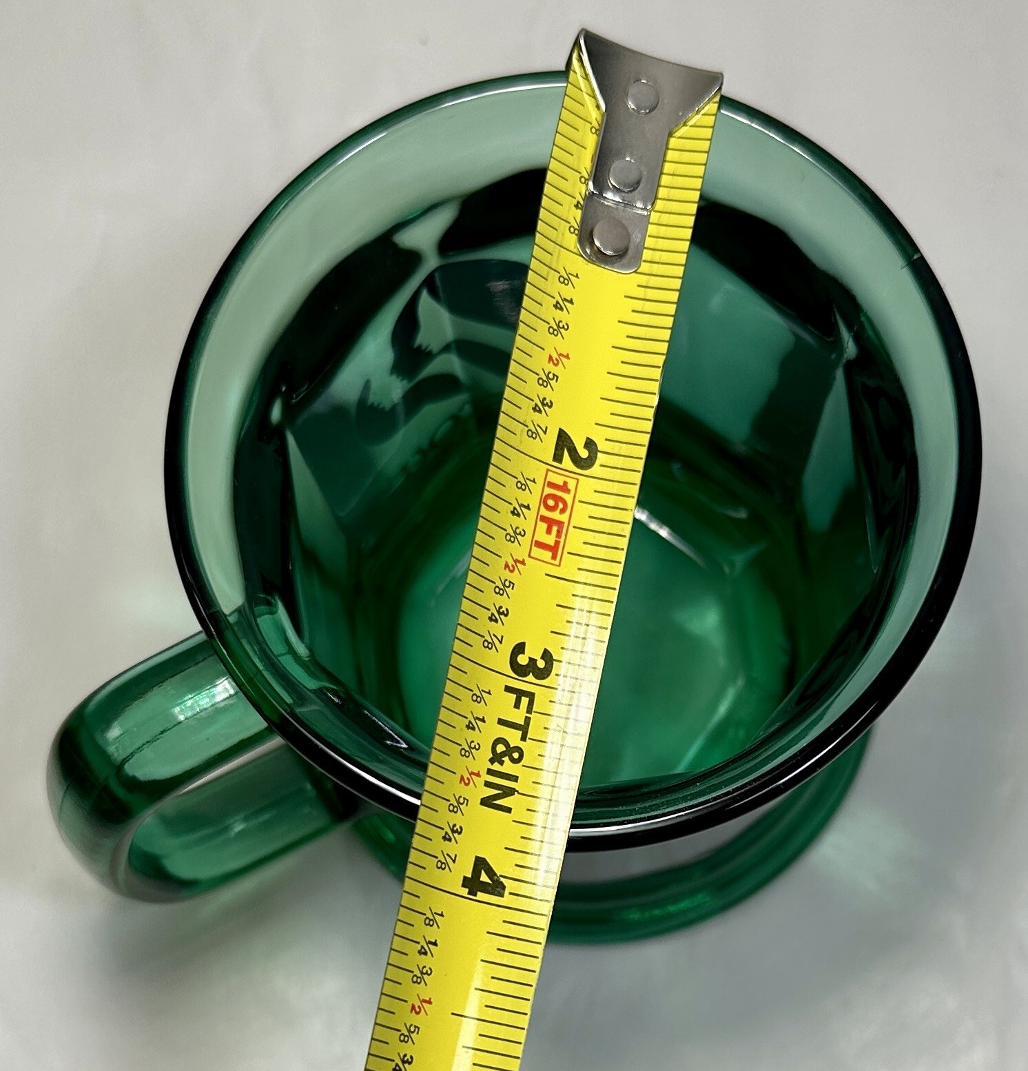 Girl Scouts Green Coffee Cup Mug - Made In USA - Immaculate - Gold Logo - Image 5