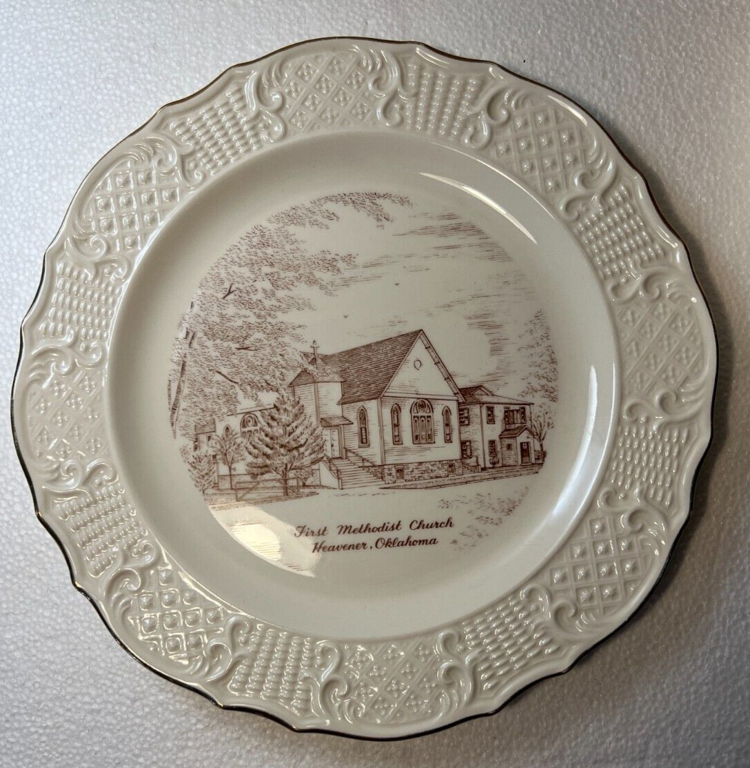 First Methodist Church Heavener Oklahoma- Church Plate