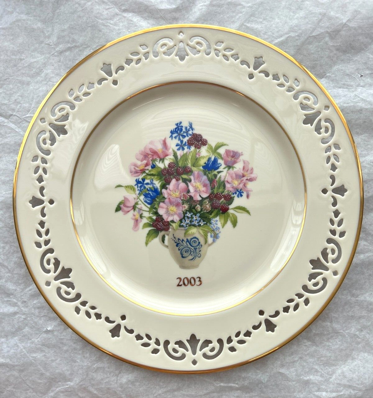 Lenox 2003 New York Plate - Pristine