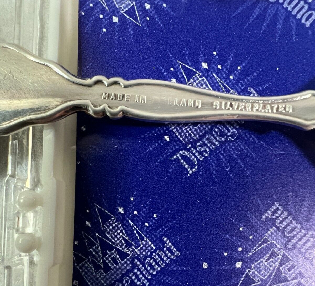 Vintage Disneyland Silverplated Spoon - Original Case - Mickey & Minnie Mouse - Image 2