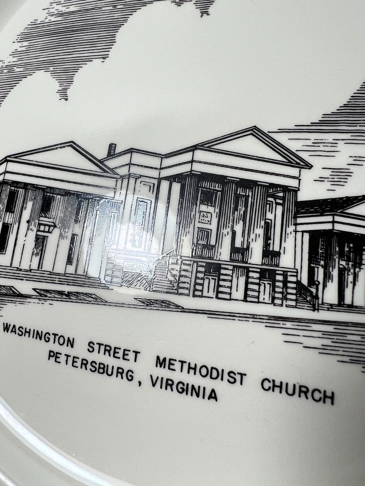 Washington Street Methodist Church Petersburg Virginia - Church Plate - WWArt - Image 1