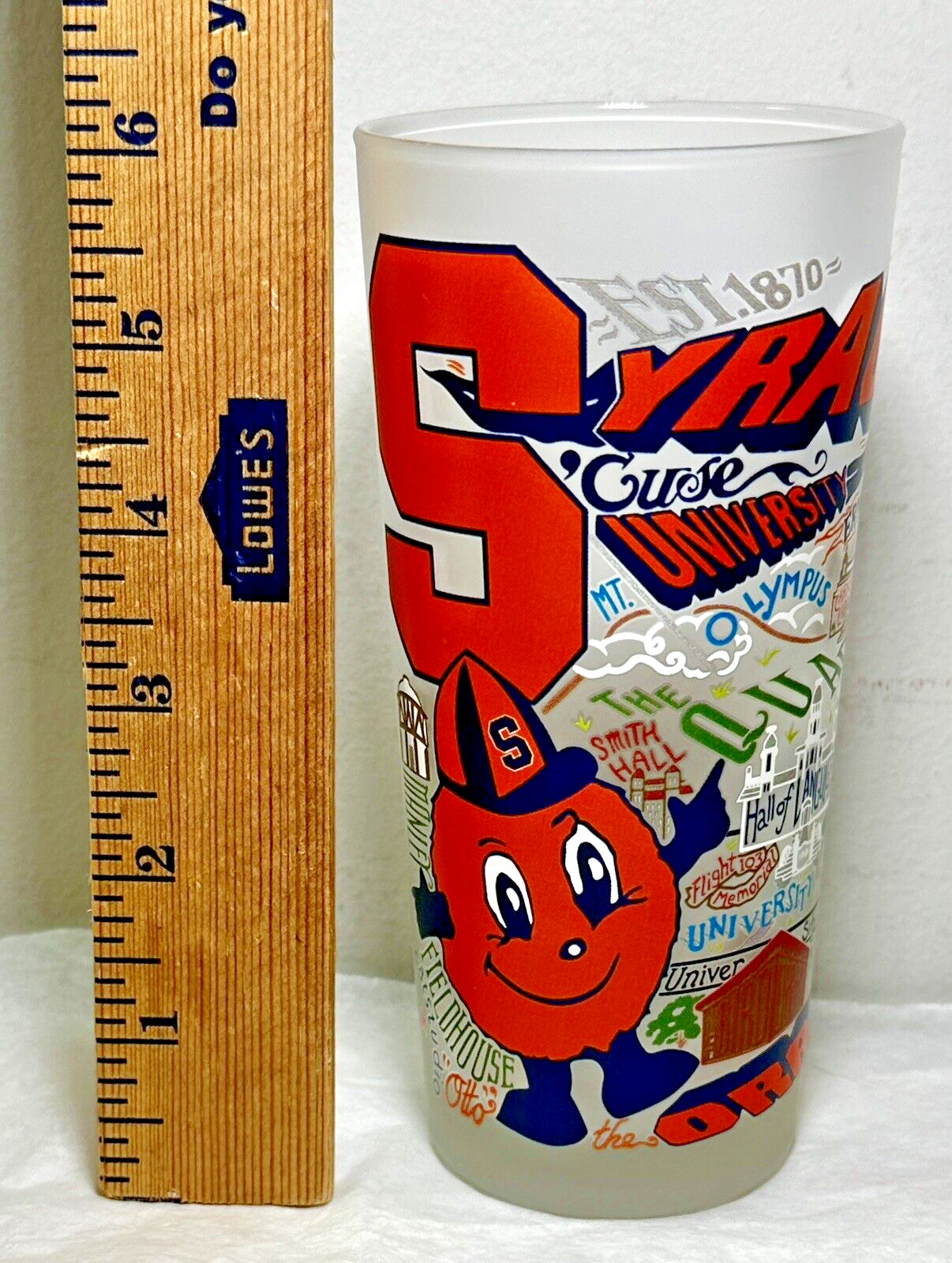 Catstudio Syracuse University Collegiate Drinking Glass - Image 1