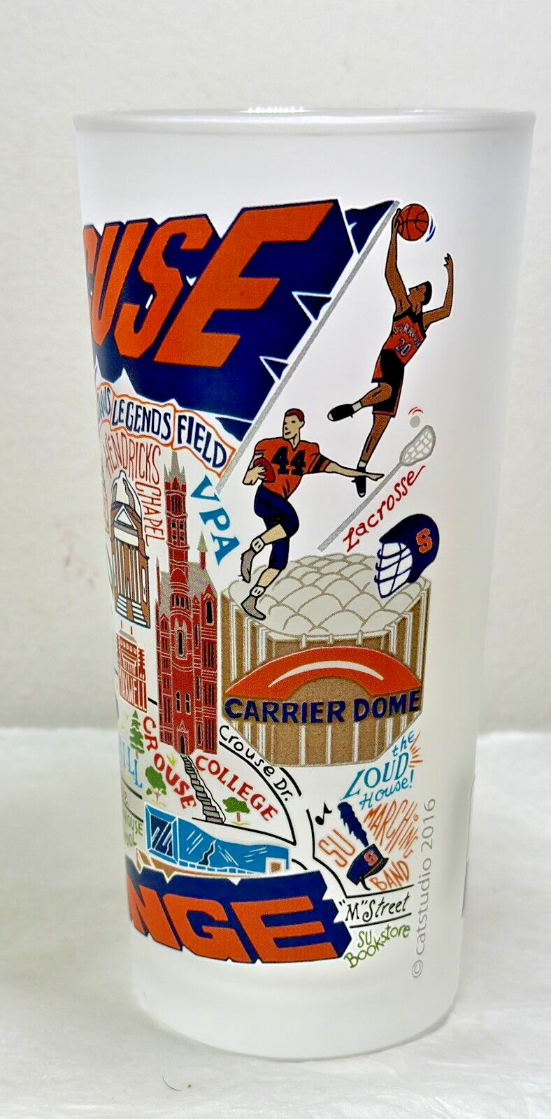 Catstudio Syracuse University Collegiate Drinking Glass - Image 3