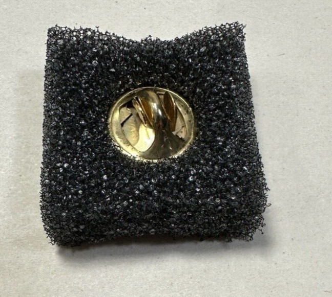 Red Apple Pin 5 Years of Service Teacher Gift Gold Tone - Image 1