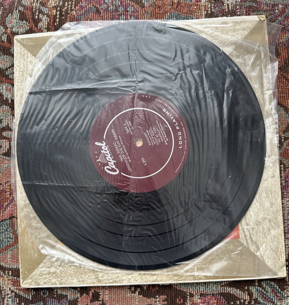 Yma Sumac – Legend Of The Sun Virgin - 10" LP Maroon Label - Capitol L299 - 1952 - Image 5