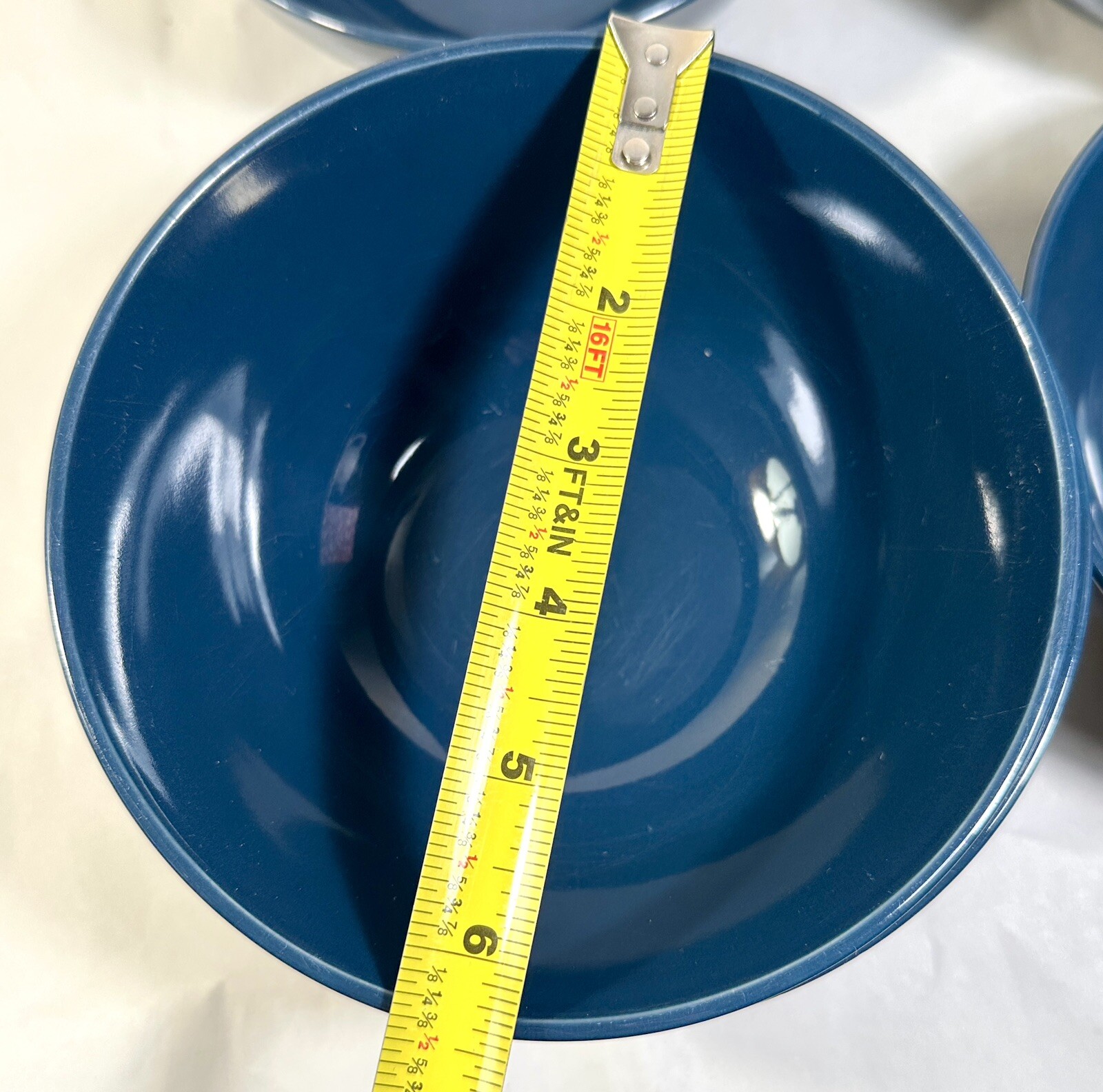 Set of 2 (Two) IKEA Of Sweden FARGRIK Royal Blue Coupe Cereal Bowls 21963 - Image 6