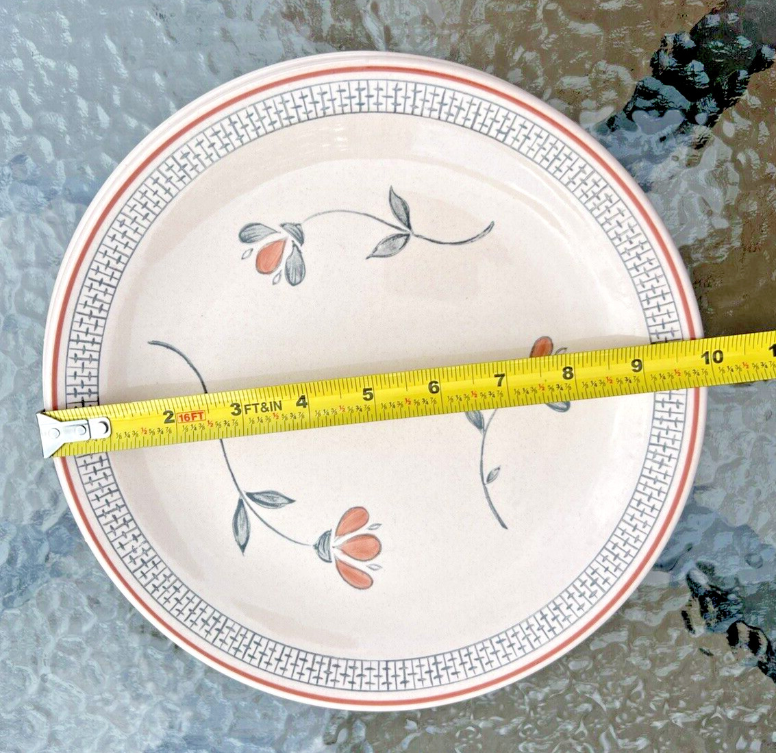 Johnson Brothers Zephyr Old Granite Ironstone 10" Dinner Plate - Immaculate - Image 1