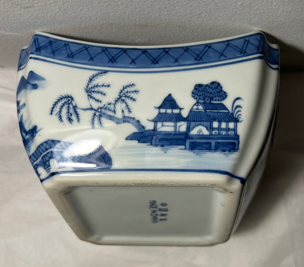 Chinese Blue & White Bowl 6.5 inches by 3 inches - Image 5