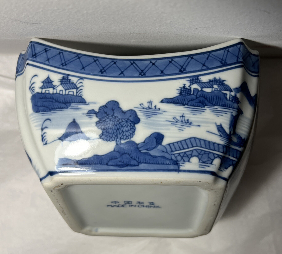 Chinese Blue & White Bowl 6.5 inches by 3 inches - Image 6
