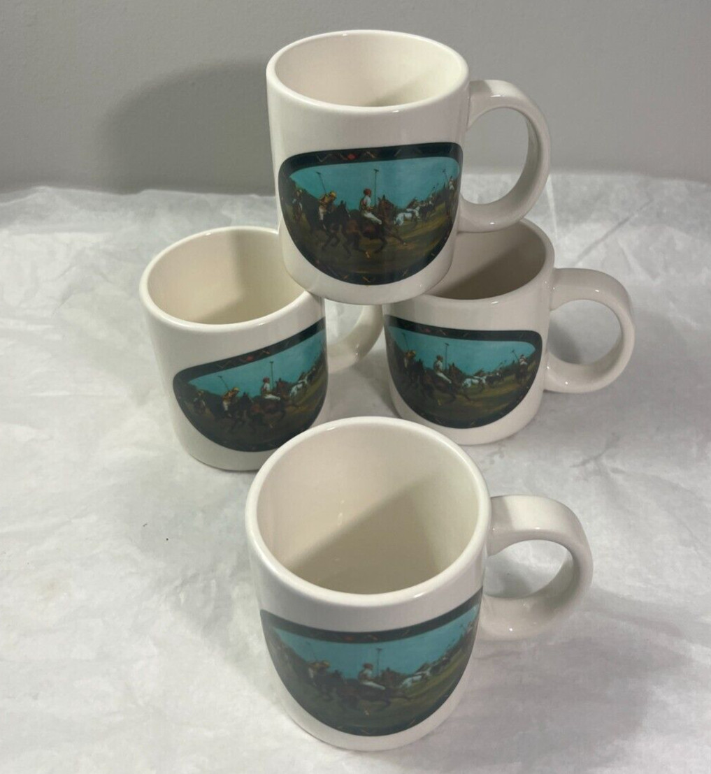 Ralph Lauren Polo Coffee / Tea Mugs - Set of Four - Pristine - Image 1