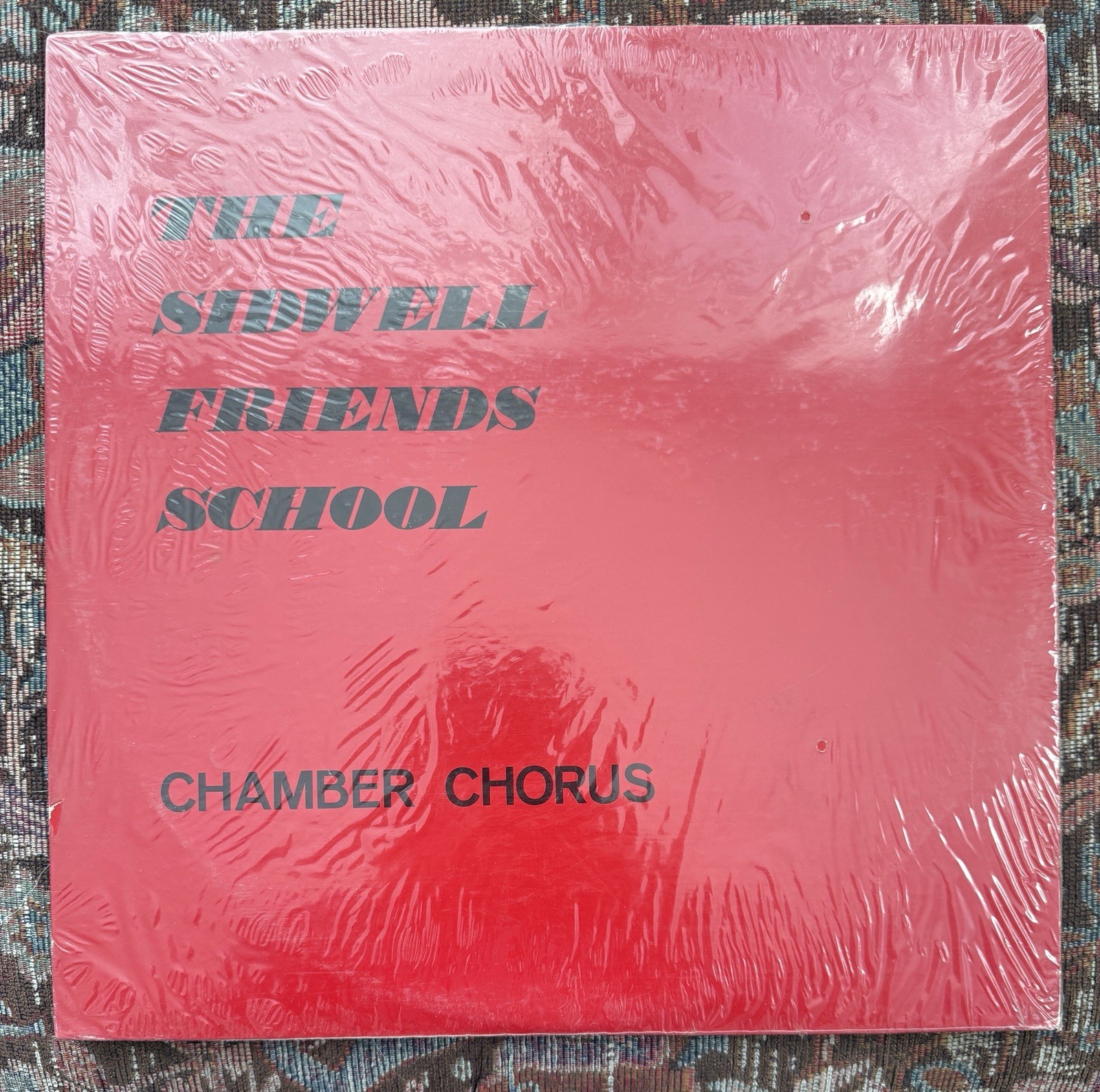 SEALED: The Sidwell Friends School - Baroque Chamber Chorus - 1970s LP