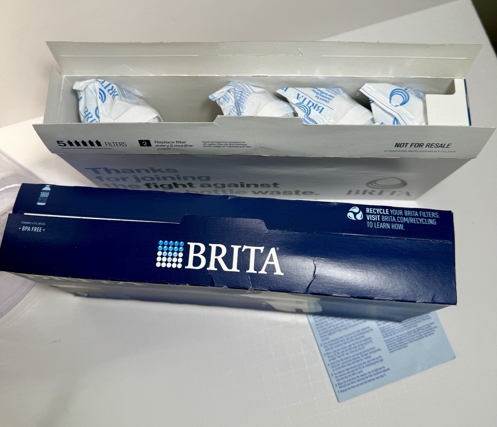 Brita Water Filtration Pitcher and New Filters - Image 8