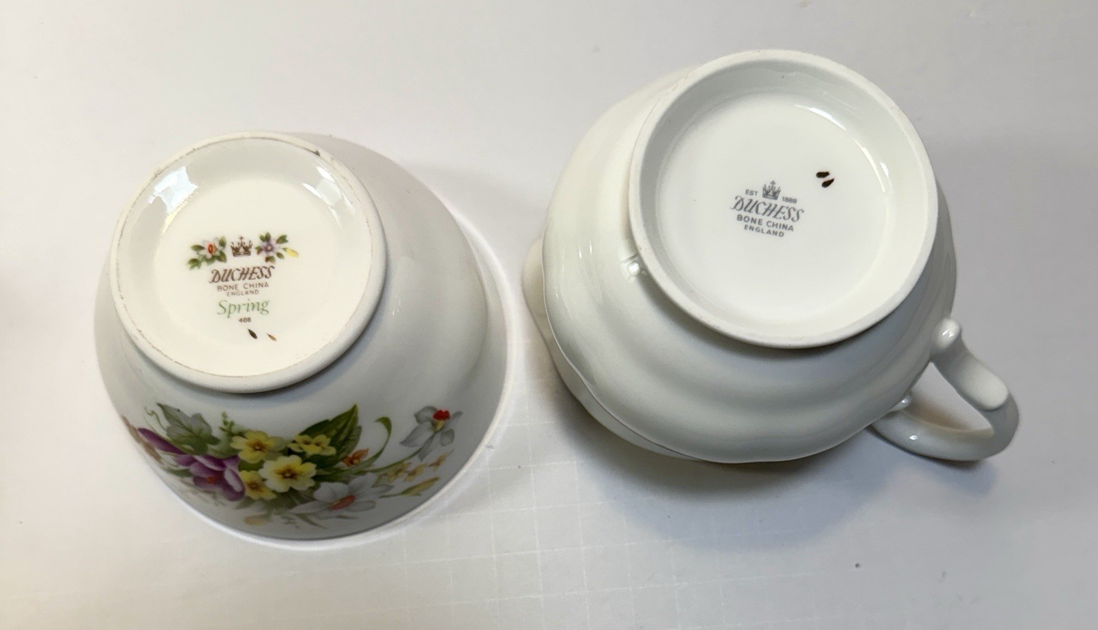 English Fine Bone China Duchess Tea Set Made In England - Spring - #408 - UNUSED - Image 17