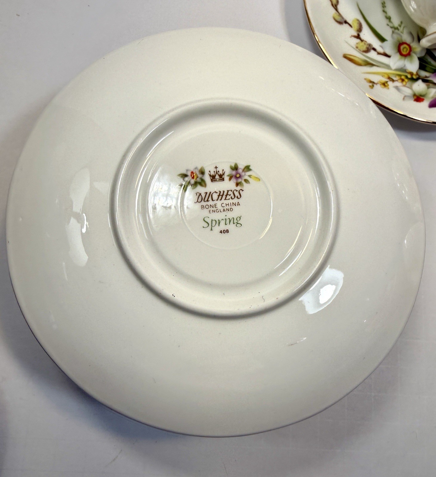 English Fine Bone China Duchess Tea Set Made In England - Spring - #408 - UNUSED - Image 14