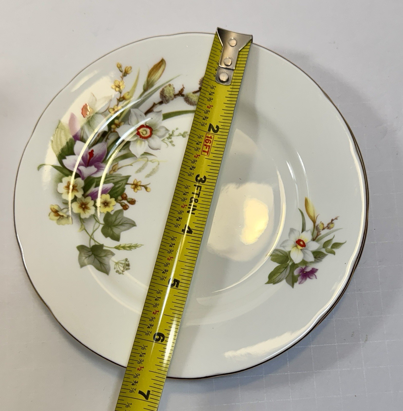 English Fine Bone China Duchess Tea Set Made In England - Spring - #408 - UNUSED - Image 18