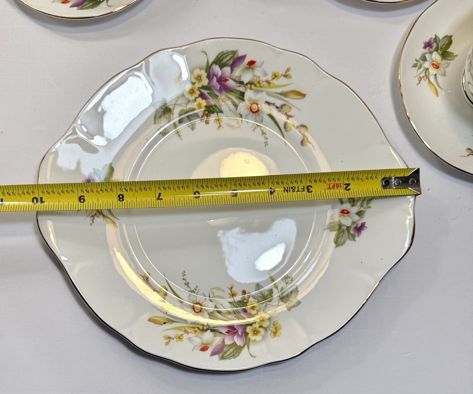 English Fine Bone China Duchess Tea Set Made In England - Spring - #408 - UNUSED - Image 3