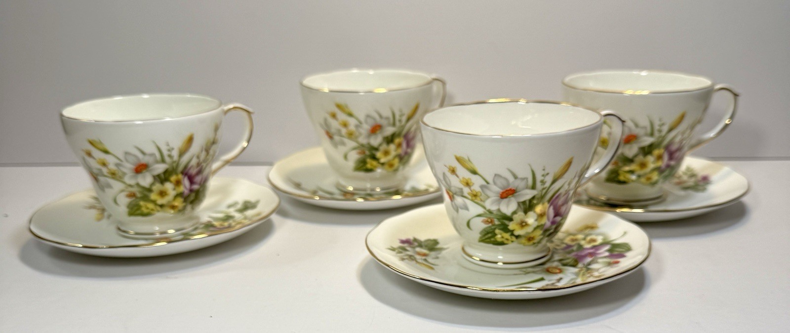 English Fine Bone China Duchess Tea Set Made In England - Spring - #408 - UNUSED - Image 10