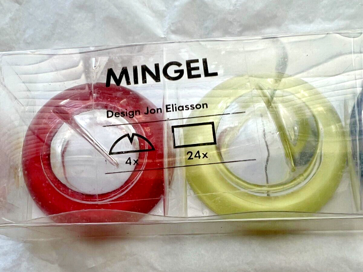 Ikea Mingel Set Of 4 Glass Place Card Holders By Jon Eliasson - New in Box - Image 1