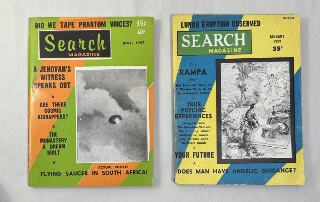 Lot of Two (2) Search Magazines -- Issues #20 and #30 - 1957 and 1959
