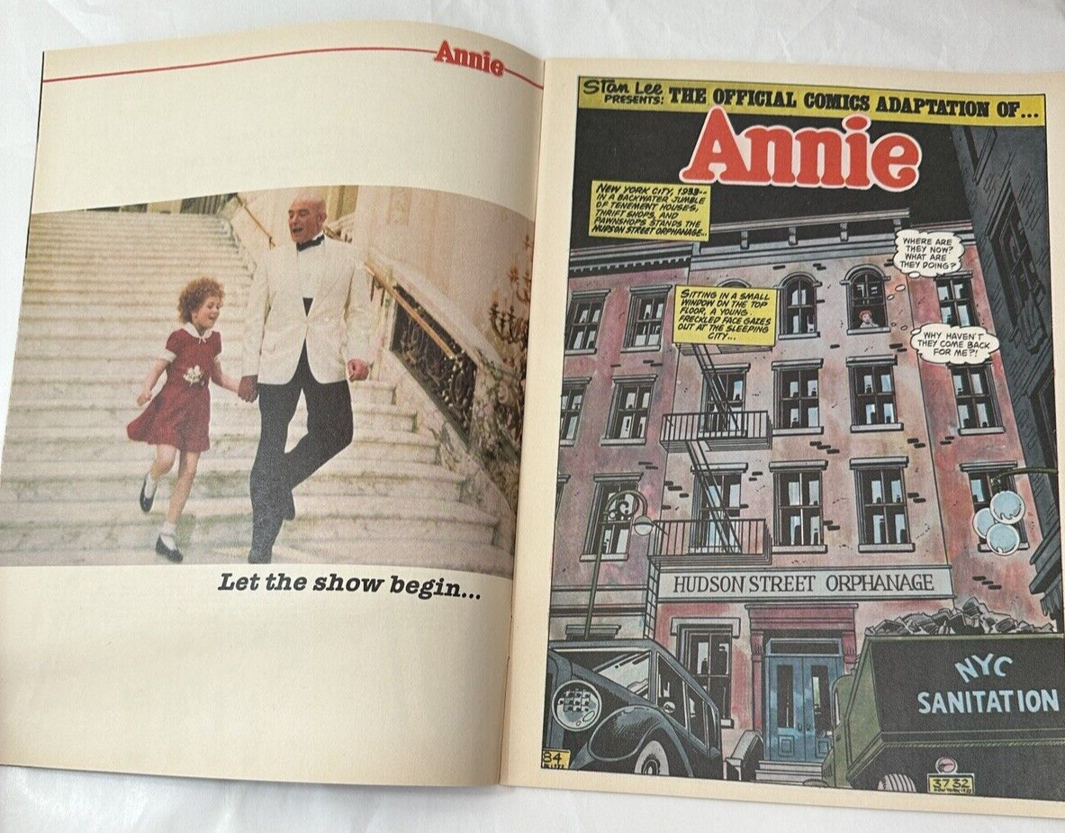Vintage Marvel Super Special Comic "Annie" Vol. 1 No. 23, 1982 - Stan Lee - Image 3