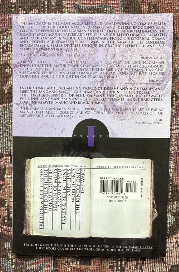 The Sandman Preludes & Nocturnes TPB DC comic Neil Gaiman - Image 1
