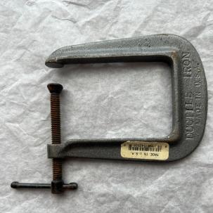 Ductile Iron C- Clamp 3 1/4" Deep 2 1/4"  #252 Made in USA