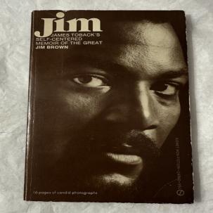 Jim by James Toback -  Memoir of Jim Brown 1972 Signet First Printing Paperback