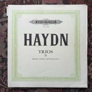 Haydn Trios Volume II No. 192b - Edition Peters - Piano and Violin Parts