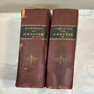 Théâtre de J. Racine:  Ornée d'un portrait de Racine - Complete in 2 Vols - 1878