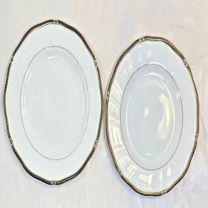 Two (2) Wedgwood Royal Lapis Salad Plates - 8"