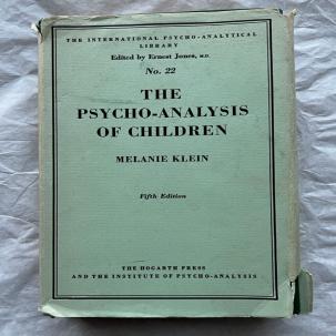 Melanie Klein: The Psycho-Analysis of Children - HC/DJ, 1954, Hogarth Press