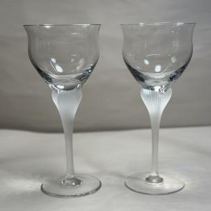 Two Spiegelau Antigone Wine Glasses - 8 1/4" Tall - Immaculate