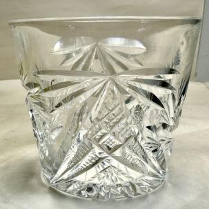 One Tumbler 3-3/4" American Brilliant Period Cut Glass