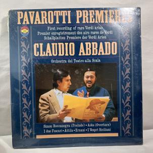 SEALED: Pavarotti Premiers - Verdi - Claudio Abbado - CBS Masterworks